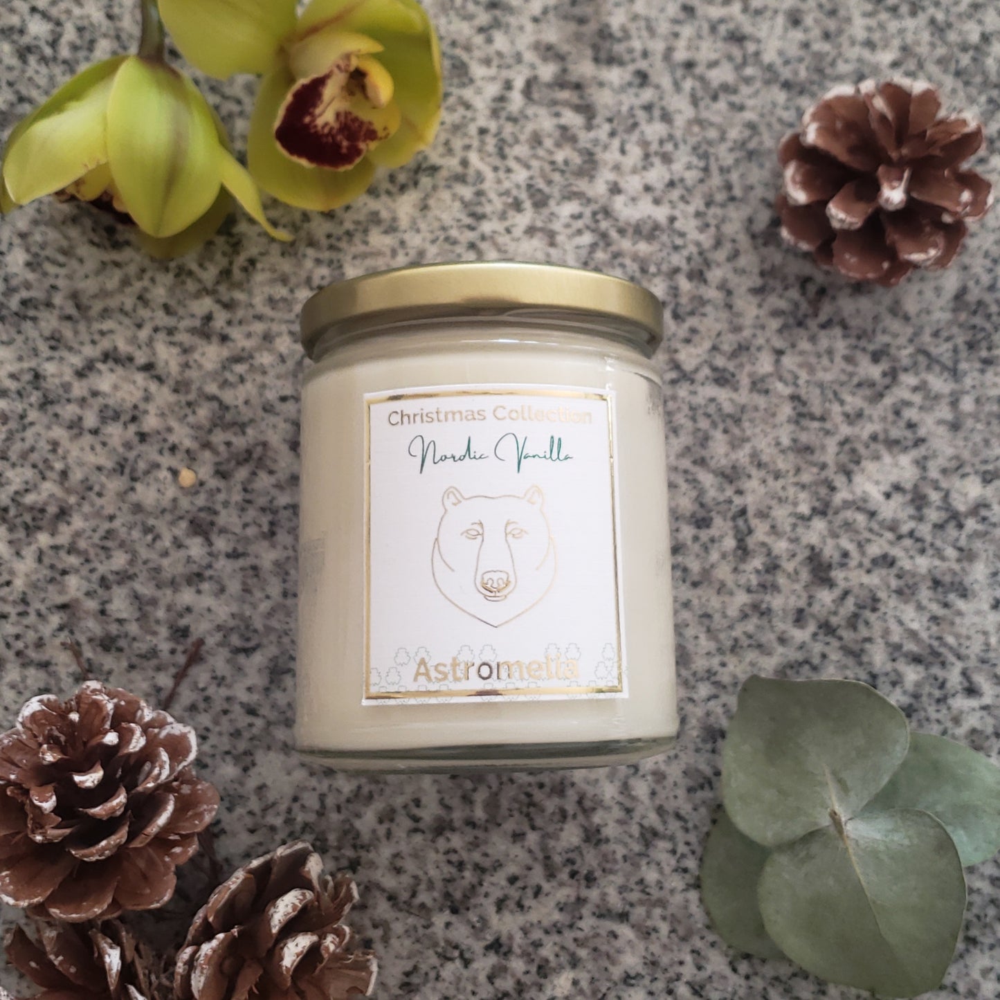 Vela aromática de soja Nordic Vanilla