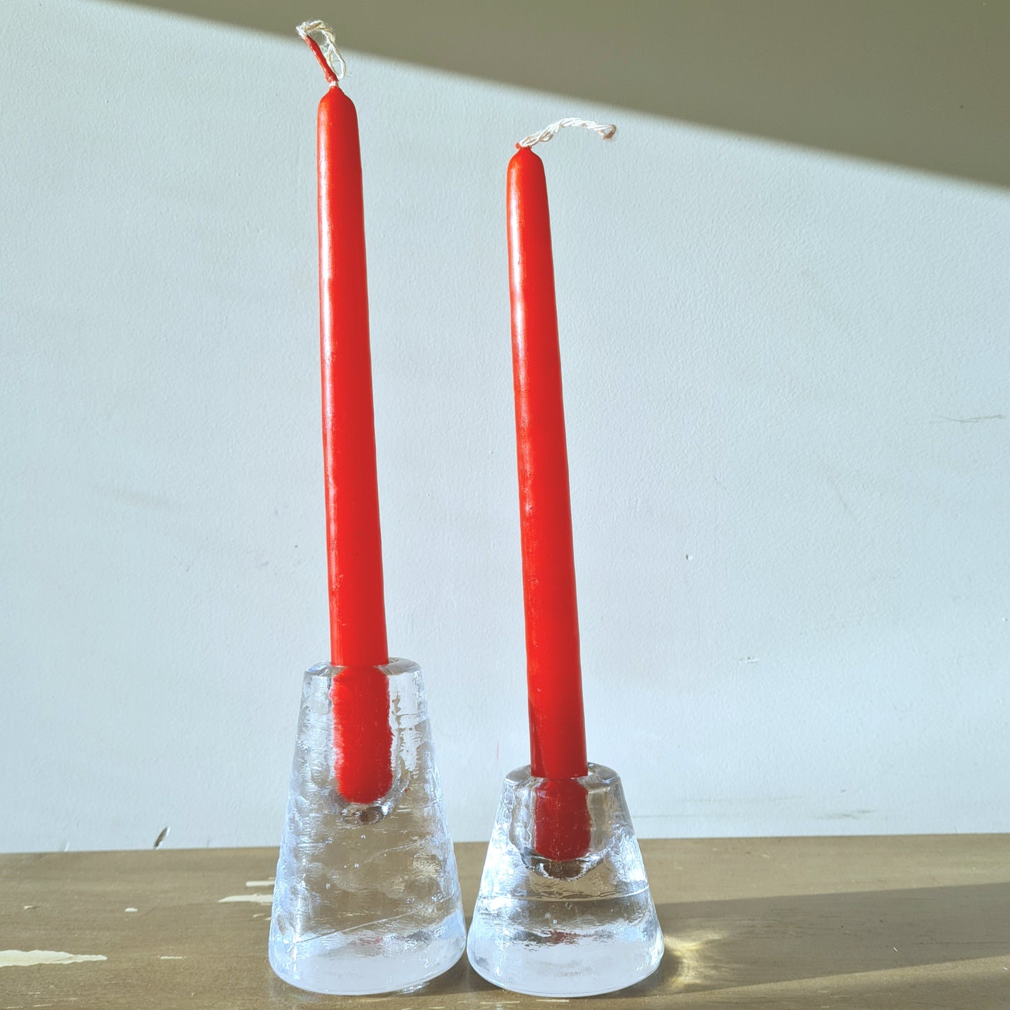 Set Velas de Candil 6 piezas color Rojo