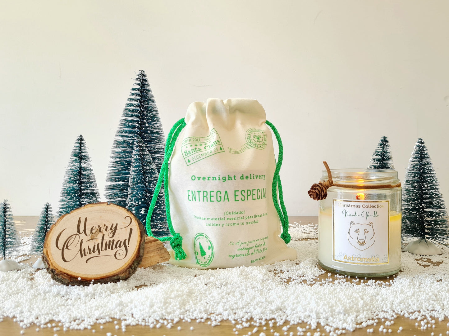 Vela aromática de soja Nordic Vanilla