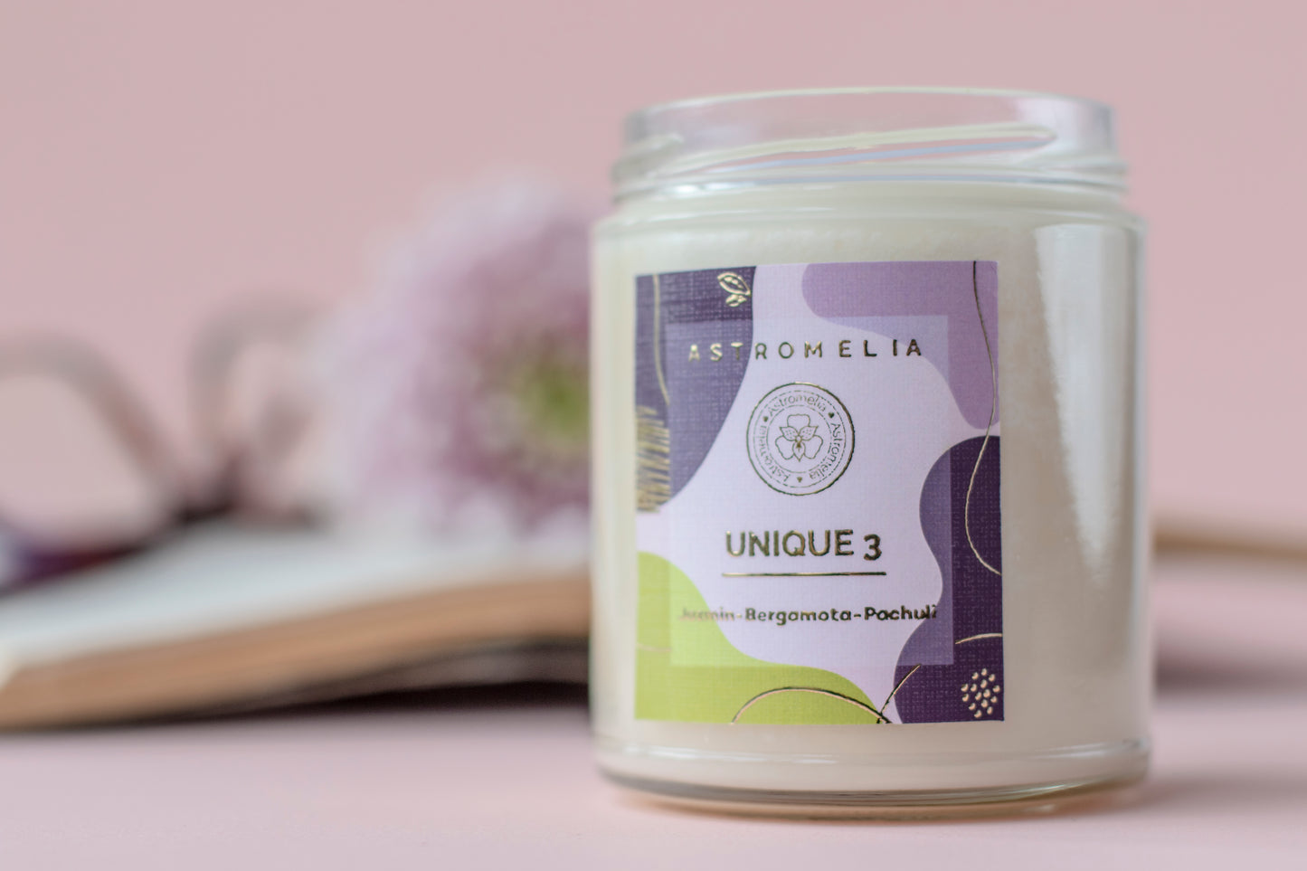 Vela de soja aromática Unique 3