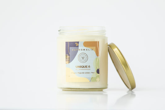 Vela de soja aromática Unique 6